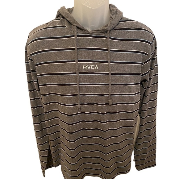 RVCA Skate Stripe Long Sleeve Hoodie Men SP Small Regular Fit - Picture 1 of 6